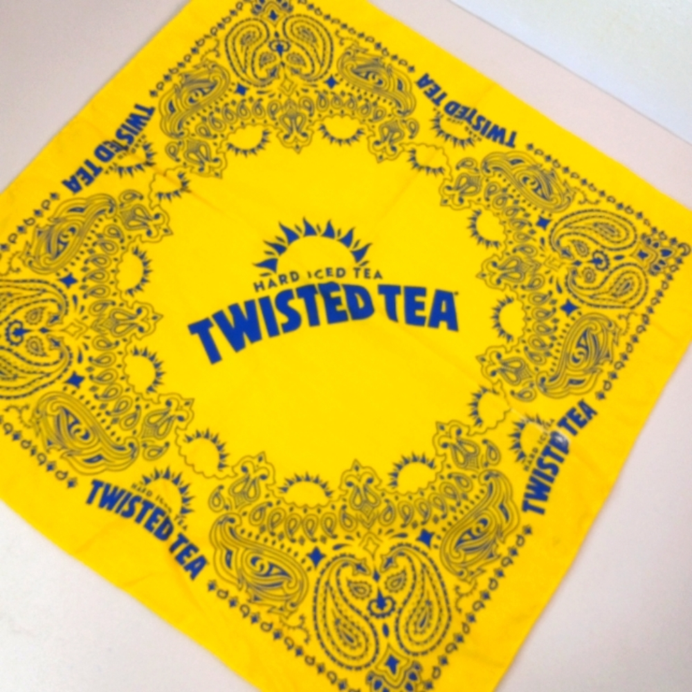 Twisted Tea Handkerchief Yellow